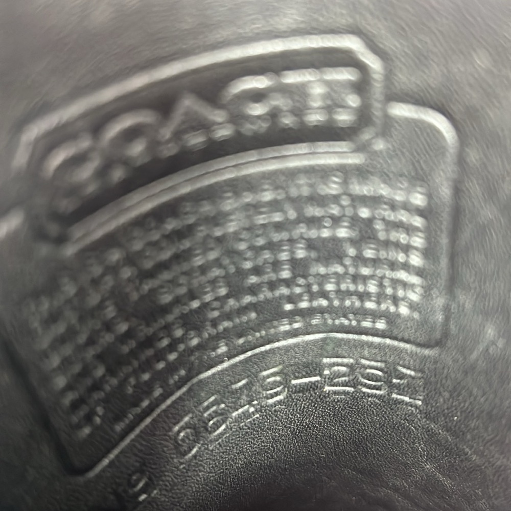 Coach Scooter Bag Black Leather Crossbody Bag - Picture 13 of 14